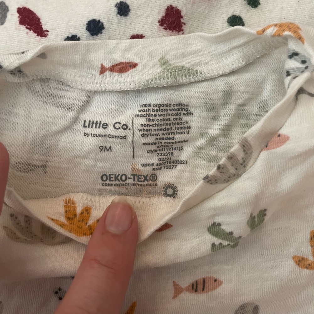 Little Co by Lauren Conrad fish/starfish tee, size 9 months
